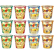 Amazon.co.jp: じゃがりこ 4種 ×各3個 (サラダ チーズ じゃがバター